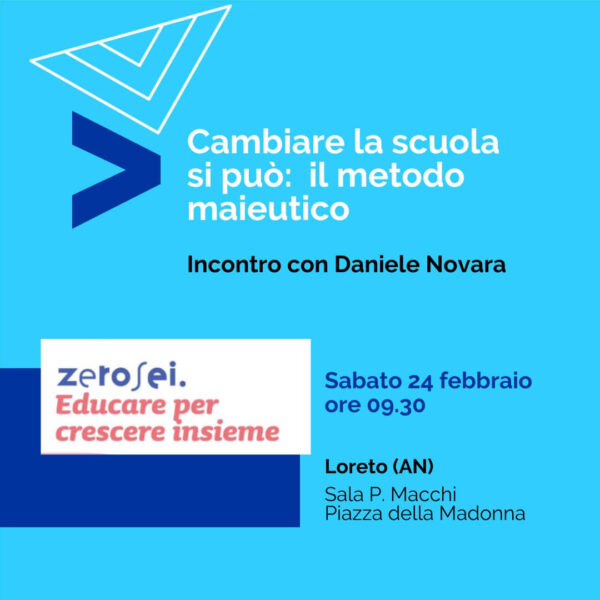 Daniele Novara interviene a Loreto (AN) sabato 24 febbraio 2024