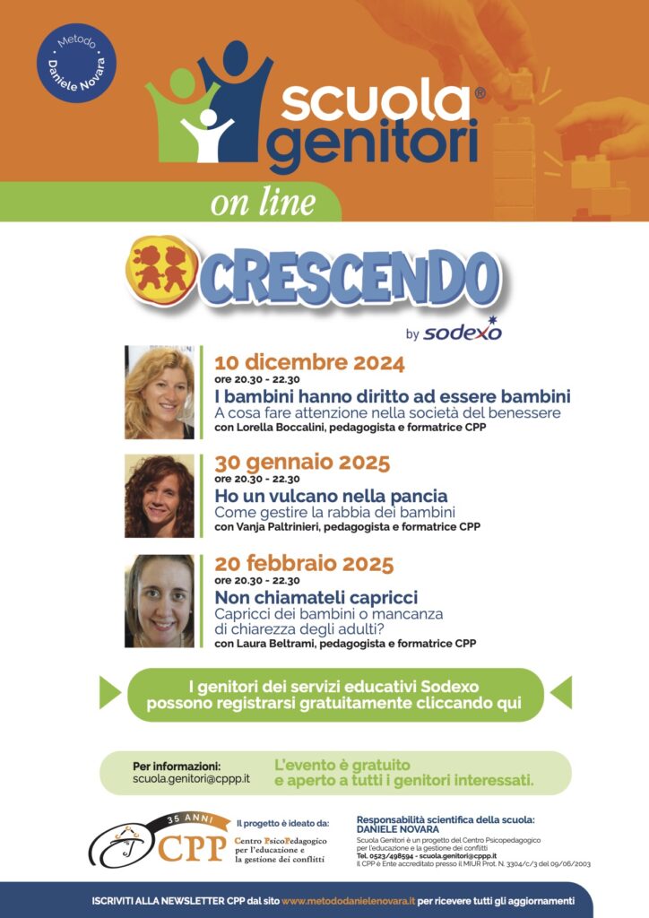 Scuola Genitori Sodexo 2024-2025 online