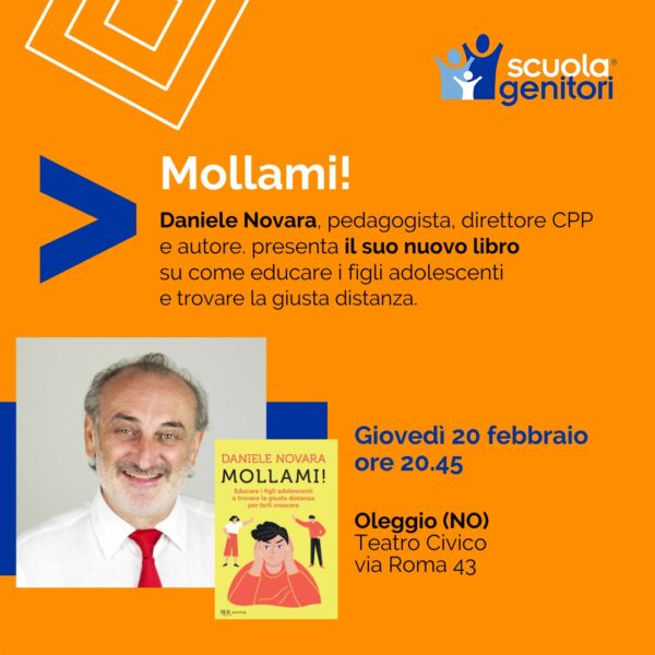 Scuola Genitori di Oleggio (NO) con Daniele Novara, 20 febbraio 2025