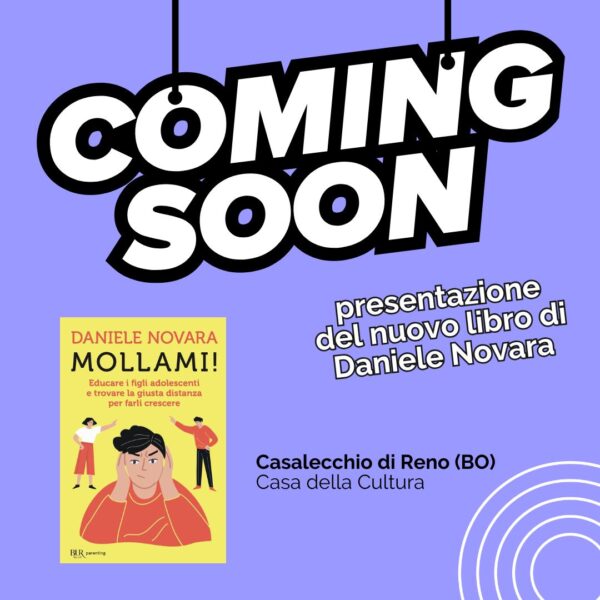 Daniele Novara presenta il suo nuvo libro "Mollami" a Casalecchio di Reno (2025)