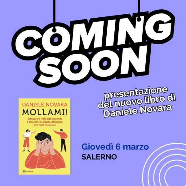 Daniele Novara presenta il libro "Mollami" a Salerno, 6 marzo 2025