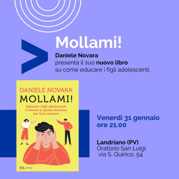 Daniele Novara presenta "Mollami" a Landriano (PV), 31 gennaio 2025