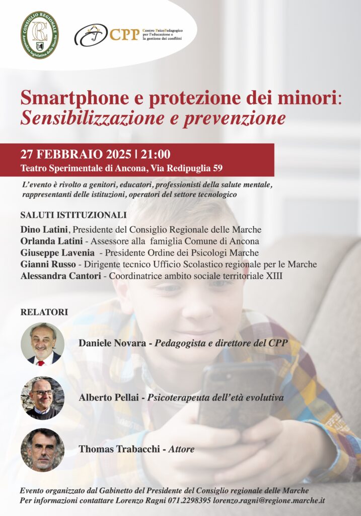 Daniele Novara, Alberto Pellai e Thomas Trabacchi promuovono l'appello "Stop smartphone e social sotto i 14 e 16 anni: ogni tecnologia ha il suo giusto tempo", 27 febbraio 2025